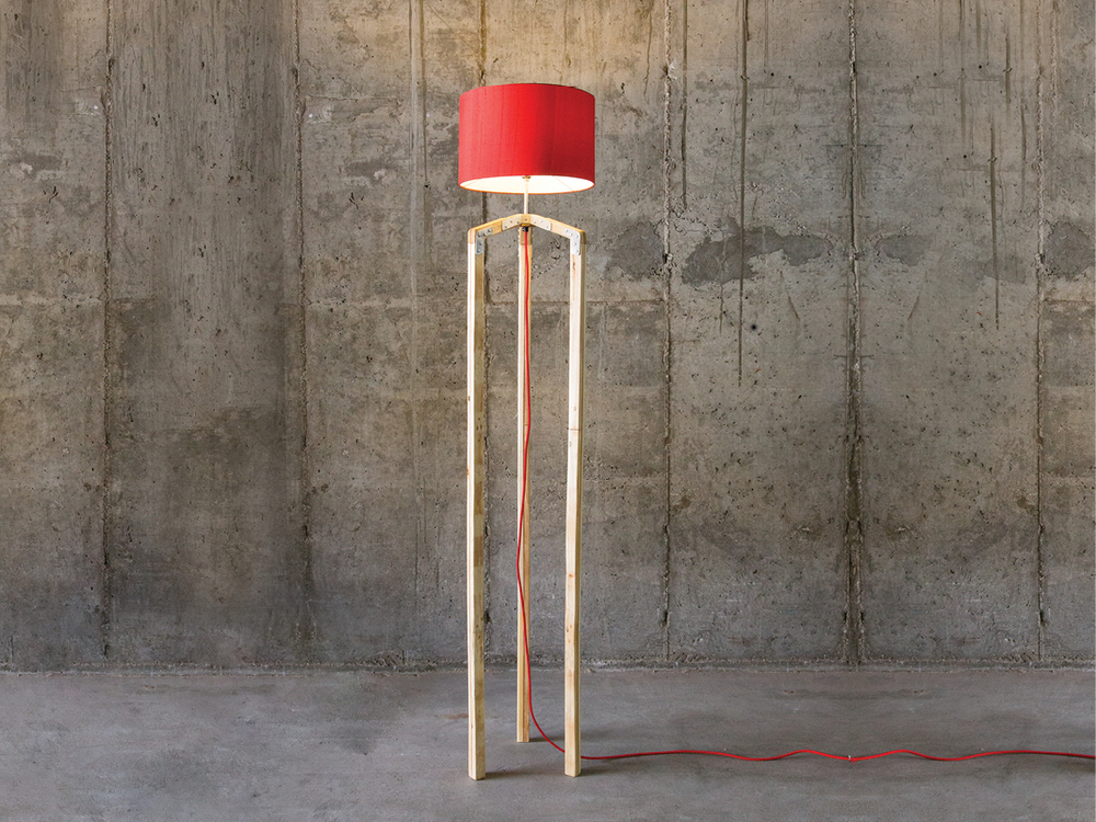 Saltwood Designs Pallet Wood Lamp