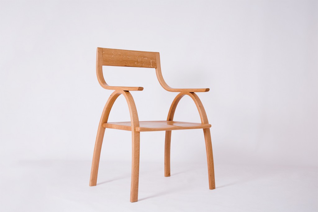custom made timber chair
