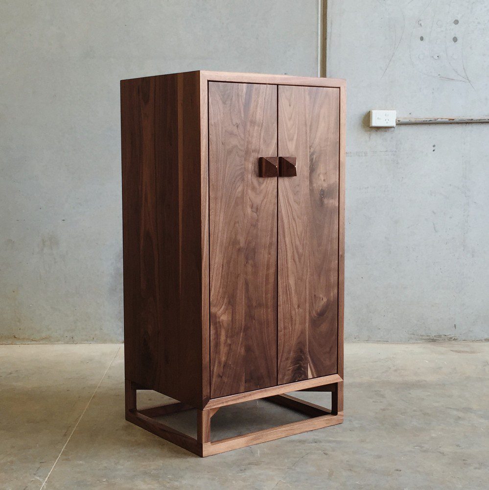 Walnut Whisky Cabinet
