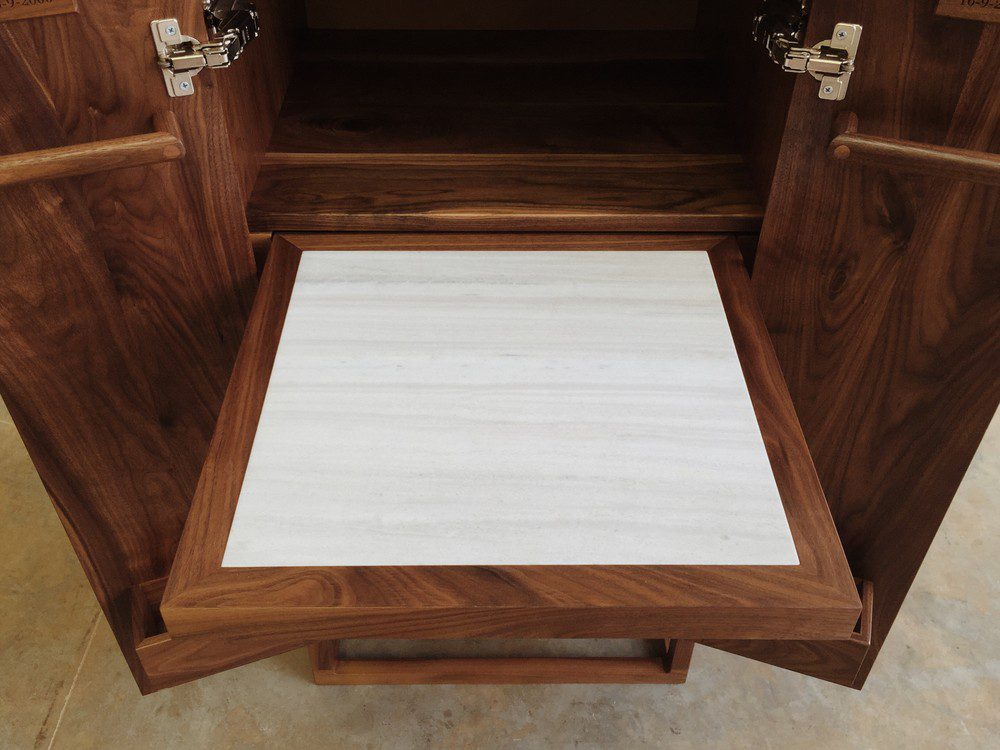 Walnut Whisky Cabinet