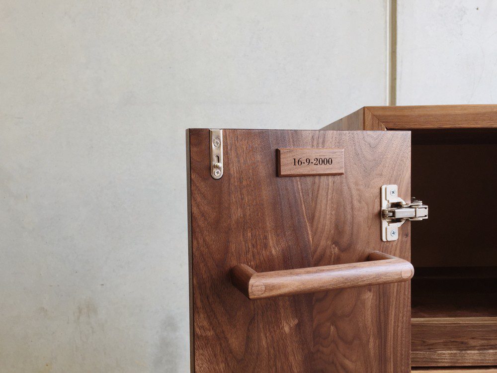 Walnut Whisky Cabinet