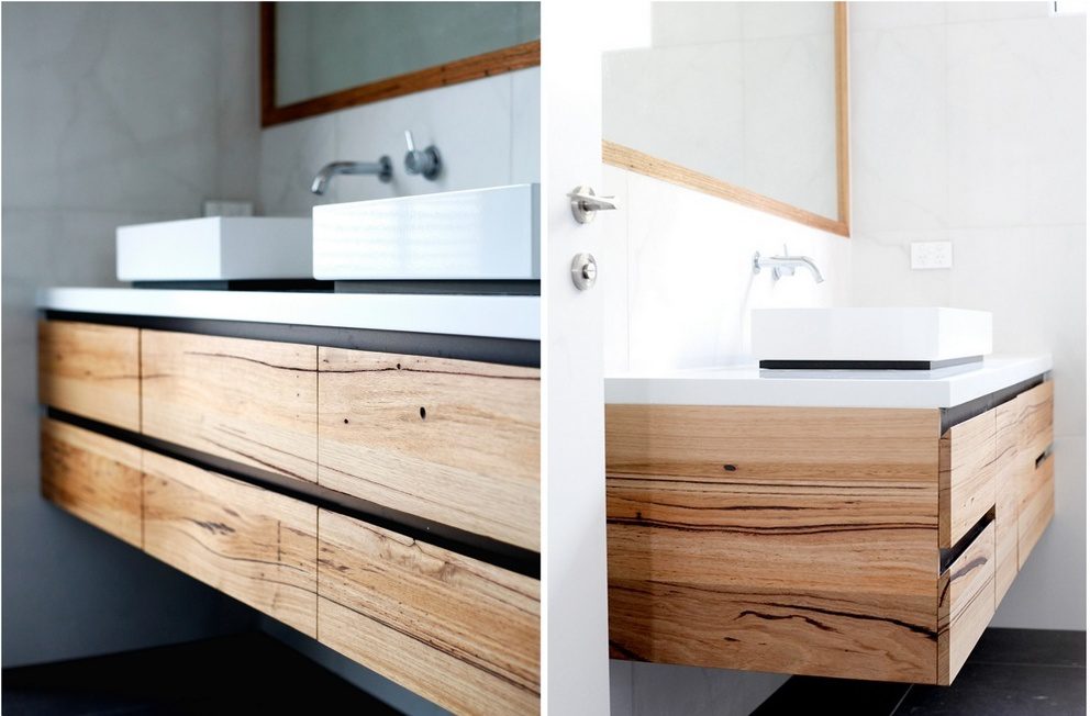 Timber Bathroom Vanity