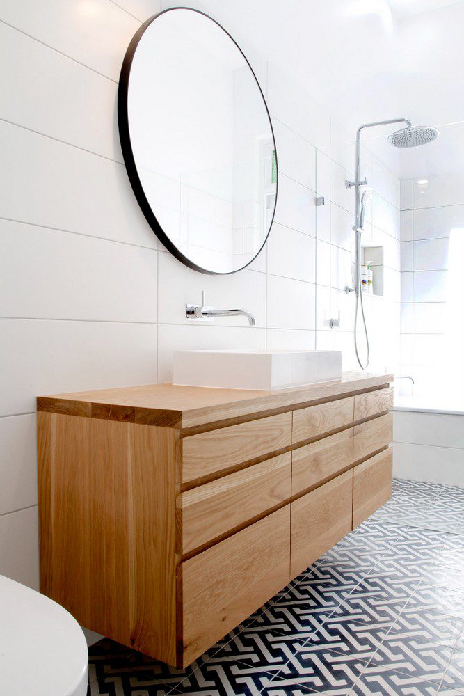 American Oak Bathroom Vanity