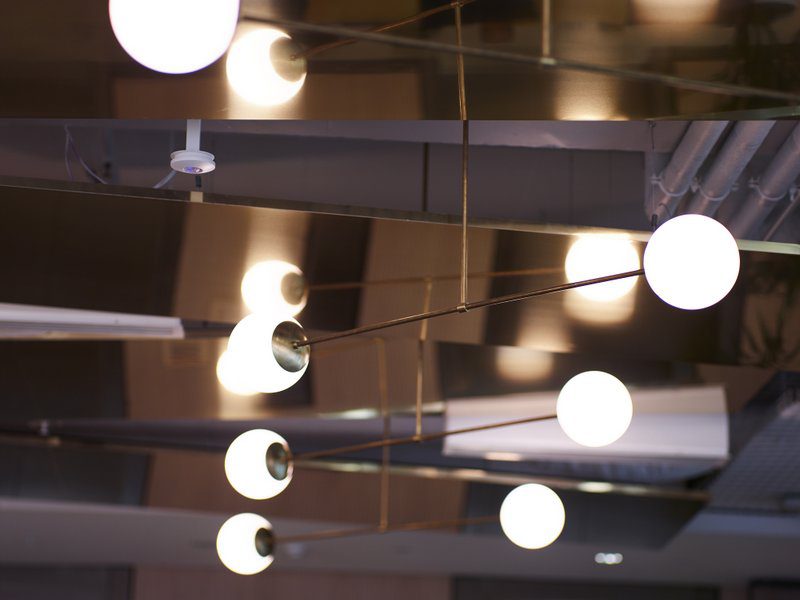 Brass Light Fittings by Asher Abergel