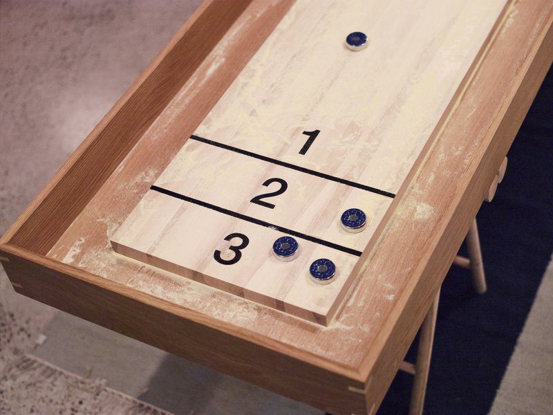 Jonathan West Shuffleboard Table Details