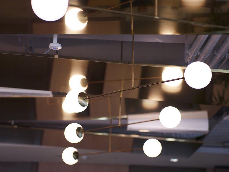 Custom Brass Lighting for WeWork