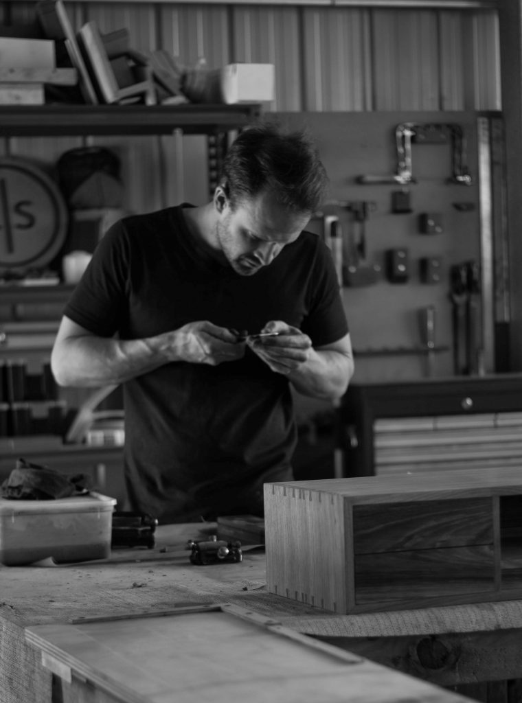 Ross Williamson in the Workshop